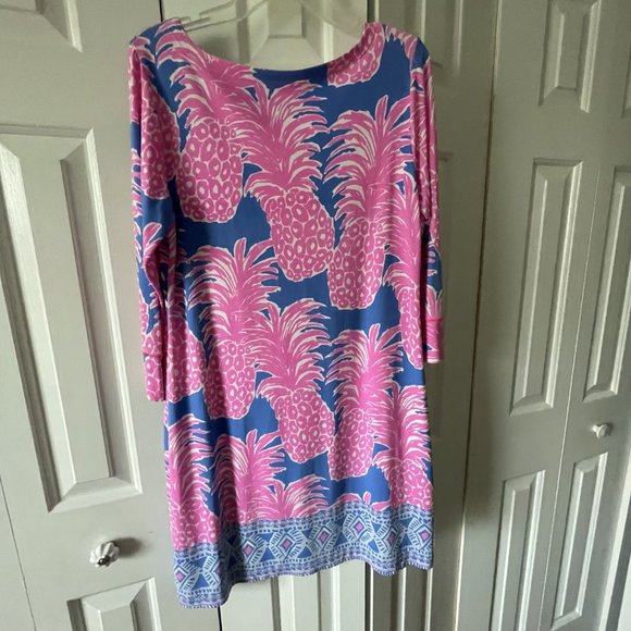 Lilly Pulitzer Sophie Dress L Blue Haven - Picture 3 of 4